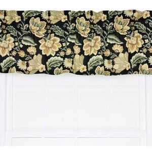 Ellis Curtain Valerie Jacobean Floral Print Tailored Valance